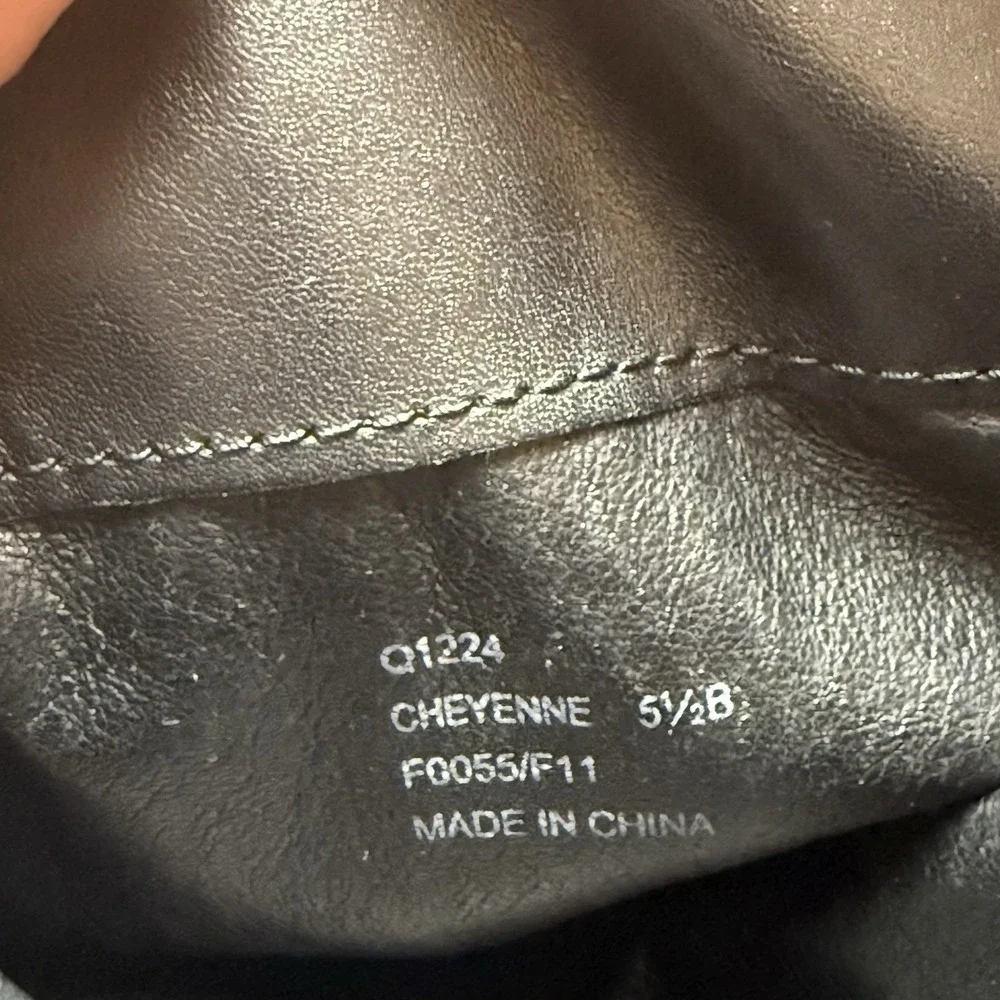 Coach Cheyenne Black Riding Equestrian Leather Over The Knee Boots 5.5 B‎ Luxury